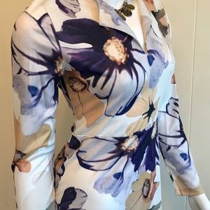 3/$12 Beautiful Modest Flowered Midi Dress NWT